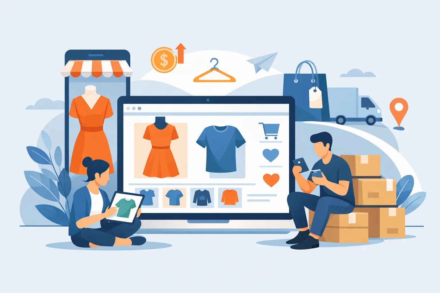 Cómo vender ropa online y hacerlo rentable